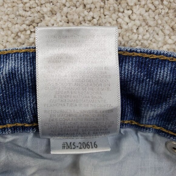 Simple Society Womens High-Waisted Half Bleached Boyfriend Jeans Size 11/30 - Picture 7 of 12